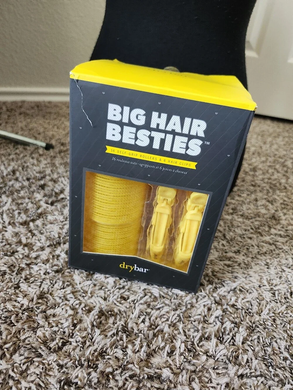 drybar Big Hair Besties Yellow Hair Rollers & Clips